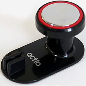 Actto BSH-02 Glitter Headset Holder Headphone & Earphone Wall Hanger Hook (Black and Red) - NZ DEPOT