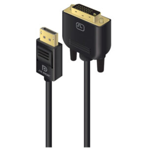 Alogic DP DVI 02 MM Cable SmartConnect DisplayPort Male to DVI D Male 2m Black NZDEPOT - NZ DEPOT
