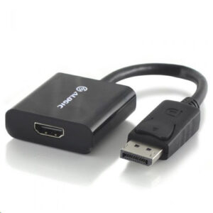 Alogic DPLC-HD4KAC Adapter DisplayPort 1.2 Male to HDMI Female Supports 4K 60Hz 20cm - Black - NZ DEPOT