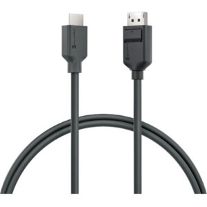 Alogic EL2DPHD-01 Elements DisplayPort to HDMI Cable 1m - DisplayPort/HDMI A/V Cable for Notebook