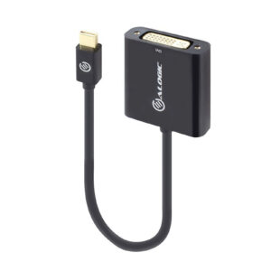 Alogic Elements MDP-DVBK-ACO Adapter Mini DisplayPort Male to DVI Female 20cm - Black - NZ DEPOT