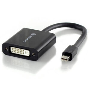 Alogic MDP-DVI-ACTV Active Adapter Mini DisplayPort Male to DVI-D Female with 4K Support 20cm - Black - NZ DEPOT