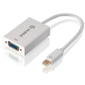 Alogic Premium MDP-VGA-AIC Adapter Mini DisplayPort male to VGA Female 15cm - White - NZ DEPOT