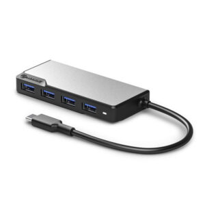 Alogic UCFUUA-SGR USB-C FUSION SWIFT 4-IN-1 HUB- 4 X USB-A (USB 3.0) - SPACE GREY - NZ DEPOT