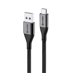 Alogic ULCA21.5-SLV SUPER ULTRA USB 2.0 USB-C TO USB-A CABLE - 1.5M - 3A/480MBPS - SILVER - NZ DEPOT
