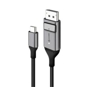 Alogic ULCDP01 SGR 1M ULTRA USB C MALE TO DISPLAYPORT MALE CABLE 4K 60HZ NZDEPOT - NZ DEPOT