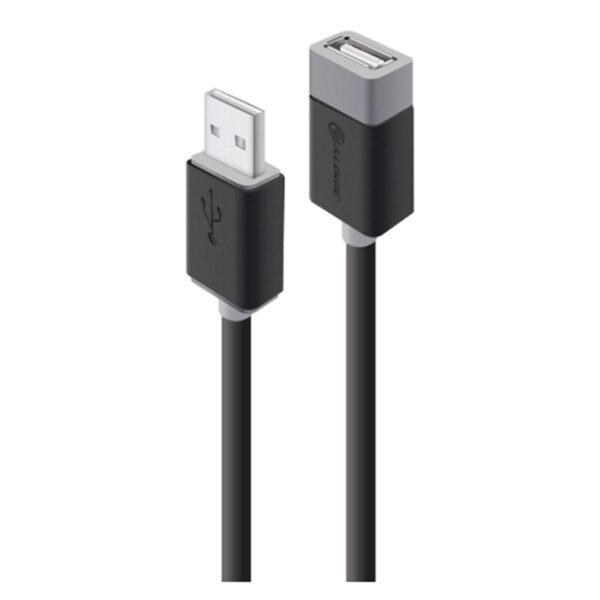 Alogic USB2-01-AA Extension Cable USB 2.0 Type A Male to USB 2.0 Type A Female 1m - NZ DEPOT