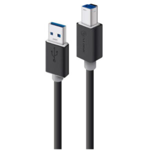 Alogic USB3-01-AB Cable USB 3.0 Type A Male to USB 3.0 Type B Male 1m - Black - NZ DEPOT