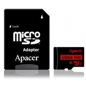 Apacer 128GB microSDXC up to 85MBs UHS I Class10 w 1 Adapter RP NZDEPOT - NZ DEPOT