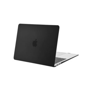 Apple 13" MacBook Air (2018-2022) Matte Rubberized Hard Shell Case Cover - Matte Black