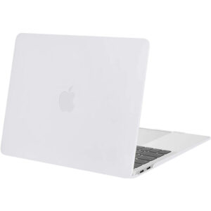 Apple 13 MacBook Pro 2016 2022 Matte Rubberized Hard Shell Case Cover Matte White For Models A1706A1708A1989A2159A2289A2251A2338 M1M2 NZDEPOT - NZ DEPOT