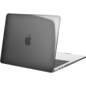 Apple 13.6" MacBook Air (2022) Rubberized Hard Shell Case Cover - Crystal Black