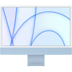 Apple iMac 24" 4.5K Retina Display with Apple M1 Chip - Blue - NZ DEPOT