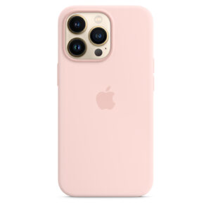 Apple iPhone 13 Pro Silicone Case with MagSafe Chalk Pink Silky Soft touch finish NZDEPOT - NZ DEPOT