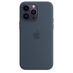 Apple iPhone 14 Pro Max Silicone Case with MagSafe Storm Blue Silky Soft touch finish NZDEPOT - NZ DEPOT