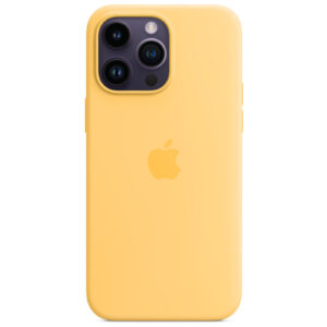 Apple iPhone 14 Pro Max Silicone Case with MagSafe Sunglow Silky Soft touch finish NZDEPOT - NZ DEPOT