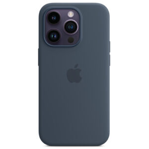 Apple iPhone 14 Pro Silicone Case with MagSafe Storm Blue Silky Soft touch finish NZDEPOT - NZ DEPOT
