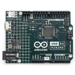Arduino UNO Rev 4 Minima Development Board 48MHz Arm Cortex-M4 microprocessor with FPU RTC - MPU - DAC - 256 kB Flash Memory - 32 kB SRAM - 8 kB EEPROM - NZ DEPOT