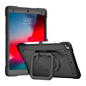 Armor-X (KON Series) Rugged Tablet Case w/ Large Carry Handle (Handle use as Kickstand) & Pen Holder for iPad 10.2 " ( 9/8/7th Gen) - NZ DEPOT