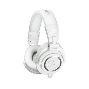 Audio-Technica M Series ATH-M50X Wired Studio Headphones - White - NZ DEPOT