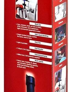 Hand Held Automatic Liquid Pump - Powerful motor delivers fast and easy liquid transfer -  A single handed and safe transfer system -  Fast transfer rate 7 to 9 Lpm -  Useful in the garage