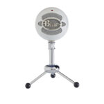 BLUE Snowball Multi-pattern USB mic, includes tripod and USB cable. Colour White