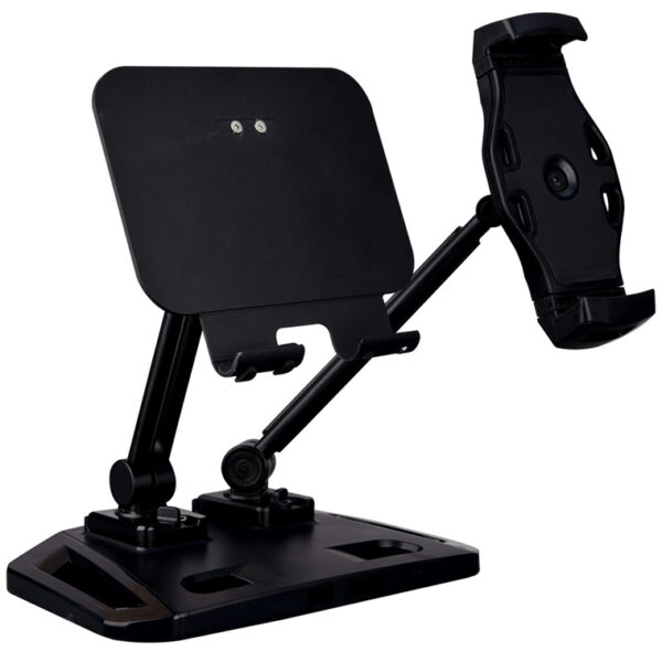 BLUEYE BL-C3B Universal and Adjustable Double Arm Stand Holder - Black - NZ DEPOT