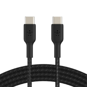 Belkin Braided USB-C to USB-C Cable 1M- Black - NZ DEPOT