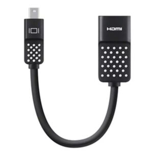 Belkin F2CD079BT Mini DisplayPort to HDMI Adapter 4k x 2k (3840 x 2160) at 30Hz - transmits audio and video from mini DisplayPort to HDMI - NZ DEPOT