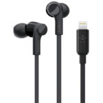 Belkin Rockstar Wired In-Ear Headphones - Black - NZ DEPOT