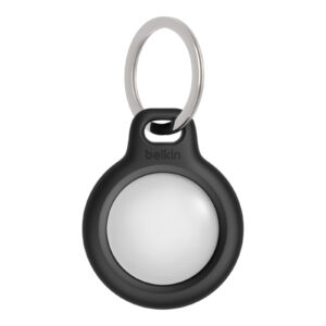 Belkin Secure Holder with Key Ring for AirTag - Black - NZ DEPOT