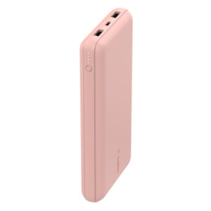 Belkin USB C 20000 mAh Power Bank Rose Gold Max 15W output Dual USB A Ports 1 USB C Port Included 6 inch USB A to USB C CABLE NZDEPOT - NZ DEPOT