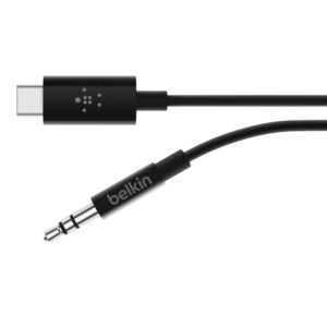 Belkin USB-C TO 3.5 MM Audio Cable (1.8M) - Black - NZ DEPOT