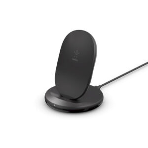 Belkin Wireless Charging Stand 15W Black + QC 3.0 24W Wall Charger - NZ DEPOT