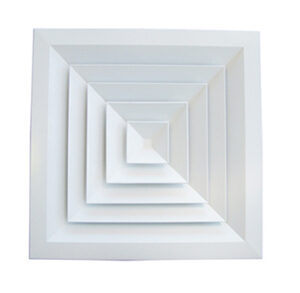 CD1530 Louvre Face Diffuser 300/150-4w - GL300/150-4W - Grilles - Rectangular Ceiling Diffusers - Metal