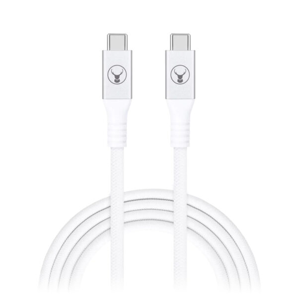 Bonelk USB-C to USB-C (USB 3.2 Gen 2 Spec) Long-Life Cable 10Gbps / 140W 2m ( White ) - NZ DEPOT