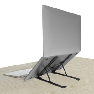 Bonelk X-Frame Aluminium Laptop Stand (Black) - NZ DEPOT