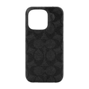 COACH iPhone 14 Pro (6.1) Slim Wrap Case - Signature C Black - Slim Shape & Lightweight