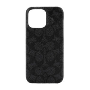 COACH iPhone 14 Pro Max (6.7) Slim Wrap Case - Signature C Black - Slim Shape & Lightweight