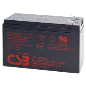 CSB UPS12V9 12V 9.0 AH Replacement UPS Battery - 1 Year Warranty. Replacement Battery for: UPSD650 UPSG750 UPSD1200 UPSD1600 PSCRT1100 PSCE1000 PSCE2000 PSCE3000. F2 connector