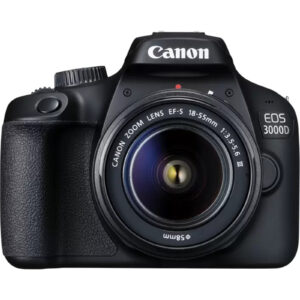 Canon EOS 3000D DSLR Entry Level Camera perfect for students w EF S 18 55mm f3.5 5.6 III Lens Kit 18MP CMOS Sensor 2.7 inch LCD Built in Wi Fi Full HD 1080p video Support NZDEPOT - NZ DEPOT