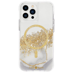 Casemate iPhone 14 Pro Max (6.7") MagSafe with Anti-Microbial - Karat Marble - NZ DEPOT