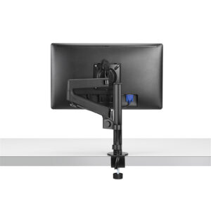 Colebrook Bosson Saunders Lima Single Monitor Arm Black Maximum Screen Size 27 Maximum Load 6.5kg NZDEPOT - NZ DEPOT