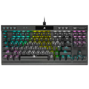 Corsair K70 RGB TKL Champion Series Optical-Mechanical Gaming Keyboard - Black - NZ DEPOT