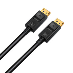 Cruxtec 2m DisplayPort Cable with Gold Shell Connectors