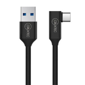 Cruxtec 3m USB-A to USB-C 90 degree angle VR Cable --- Compatible with Oculus Link Cable/ Quest 2 - NZ DEPOT