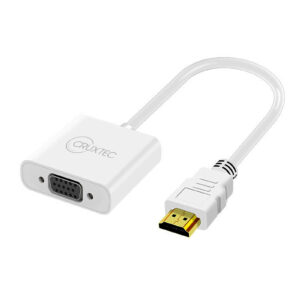 Cruxtec HDMI to VGA Adaptor with Audio output. - NZ DEPOT