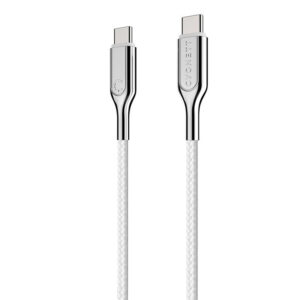 Cygnett CY2694PCTYC Armored 2.0 USB-C to USB-C (5A/100W) Cable 2M -White - NZ DEPOT