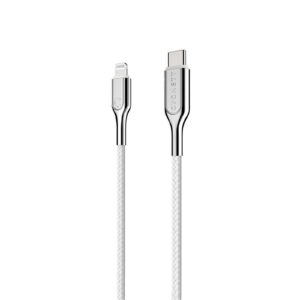 Cygnett CY2802PCCCL Armoured Lightning to USB-C Cable 2M - White - NZ DEPOT