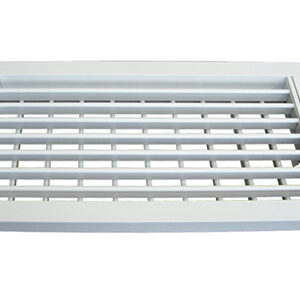 Grille Louvre Stainless Steel 260x240 adj shutter - VEMVMP260*240RN - Grilles - Wall Grilles